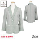 ランバン スポール LANVIN SPORT 日本正規品 レディース ジャケット テーラードジャケット サマージャケット ストレッチ 透け感 シースルー素材 グ...