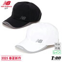 ニューバランス ゴルフ new balance golf メンズ レディース キャップ レインキャップ メッシュ裏地付き ロゴプリント 2025 春夏 新作 ゴルフ