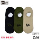 ニューエラ New Era NEW ERA 日本正規品 メンズ レディース ソックス 3足セット ベリーショート アンクル丈 スニーカー丈 ジャガードロゴ アー...