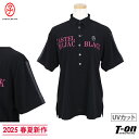 カステルバジャックスポーツ ブラックライン CASTELBAJAC SPORT BLACK Line レディース ポロシャツ 半袖 スムースシャツ風 台衿デザイ...