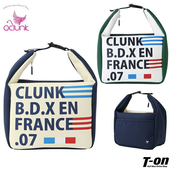 クランク CLUNK 日本正規品 メンズ レディース カートバッグ ラウンドバッグ ワンショルダー 配色切替 ロゴデザインプリント ゴルフ 【送料無料】