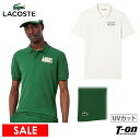 【30%OFF SALE】ラコステ ゴルフ LACOSTE GOLF 日本正規品 メンズ ポロシャツ 半袖 UVカット 鹿の子素材 Relaxed Fit ロゴワッペン 【送料無料】 2025 春夏 新作 ゴルフウェア