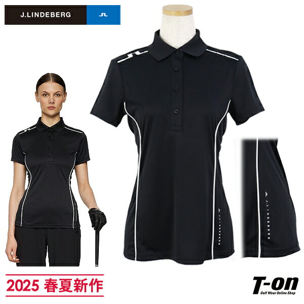 Jリンドバーグ J.LINDEBERG 日本正規品 レディース ポロシャツ 半袖 速乾 通気 ストレ