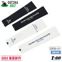 ガッチャ ガッチャゴルフ GOTCHA GOLF メンズ アームカバー UVカット 吸水速乾 ベーシックアームガード ロゴプリント 2025 春夏 新作 ゴルフ(4)