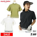 【30%OFF SALE】マリクレール マリ・クレール スポール marie claire sport レディース ハイネックシャツ 半袖 プルオーバー 撥水 ...