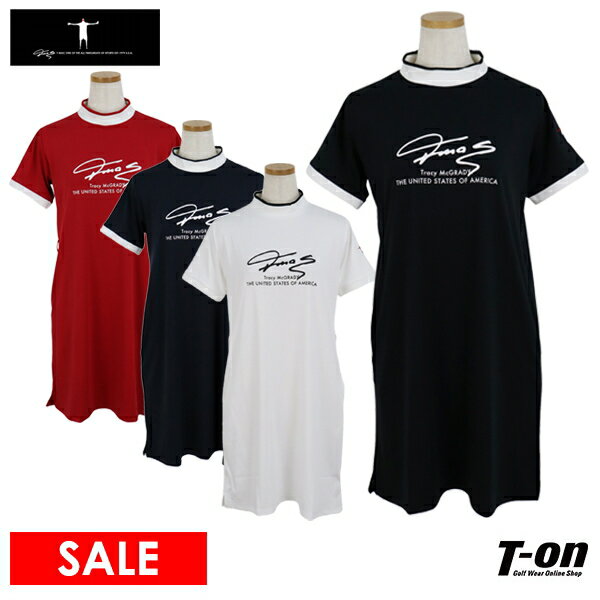【40％OFF SALE】ティーマック T-MAC レディース ワンピース 半袖 ハイネック モック