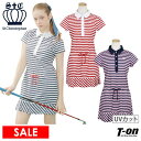 【30%OFF SALE】セントクリストファー St.Christopher レディース ワンピース 半袖 ポロワンピース インナーパンツ付 UVカット 吸水速...