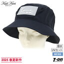 カール カナイ ゴルフ Karl Kani GOLF メンズ ハット バケットハット UVカット 撥水加工 ラバーワッペン 2025 春夏 新作 ゴルフ