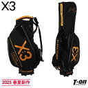 キックスリー KI-XXX THREE メンズ レディース キャディバッグ 9.5型 バリスティックナイロン素材 高耐久素材 スエード調素材ディテール 3点式シ...