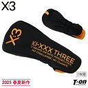 キックスリー KI-XXX THREE メンズ レディース ヘッドカバー ドライバー用ヘッドカバー バリスティックナイロン素材 ロゴ刺繍 【送料無料】 2025...