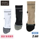 アダバット ストリーム ADABAT STREAM メンズ ソックス 3Dショートソックス 2025 秋冬 新作 ゴルフ