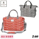 ランバン スポール LANVIN SPORT 日本正規品 メンズ レディース ボストンバッグ ポリエステル素材 ロゴプリント 総柄 ロゴメタルプレート 【送料無料】 2025 秋冬 新作 ゴルフ