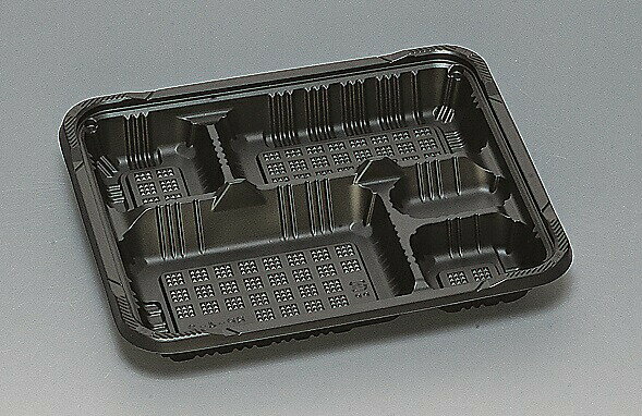 弁当容器 使い捨て RP-4-2H 黒 高蓋 【600枚本体蓋セット】 RP42H RP4 2H お弁当箱 業務用 福助工業 弁当屋 お持ち帰り 宅配 レンジ対応