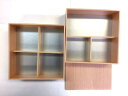高級弁当容器 姫杉2段 160角 十字T字仕切【120枚】 折箱 仕出し容器 弁当容器 お弁当箱 業務用 使い捨て容器 テイクアウト容器