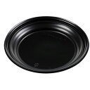 FTプレート-丸225 本体 耐寒黒 丸225内嵌合蓋 600枚本体蓋セット エフピコ 冷凍容器