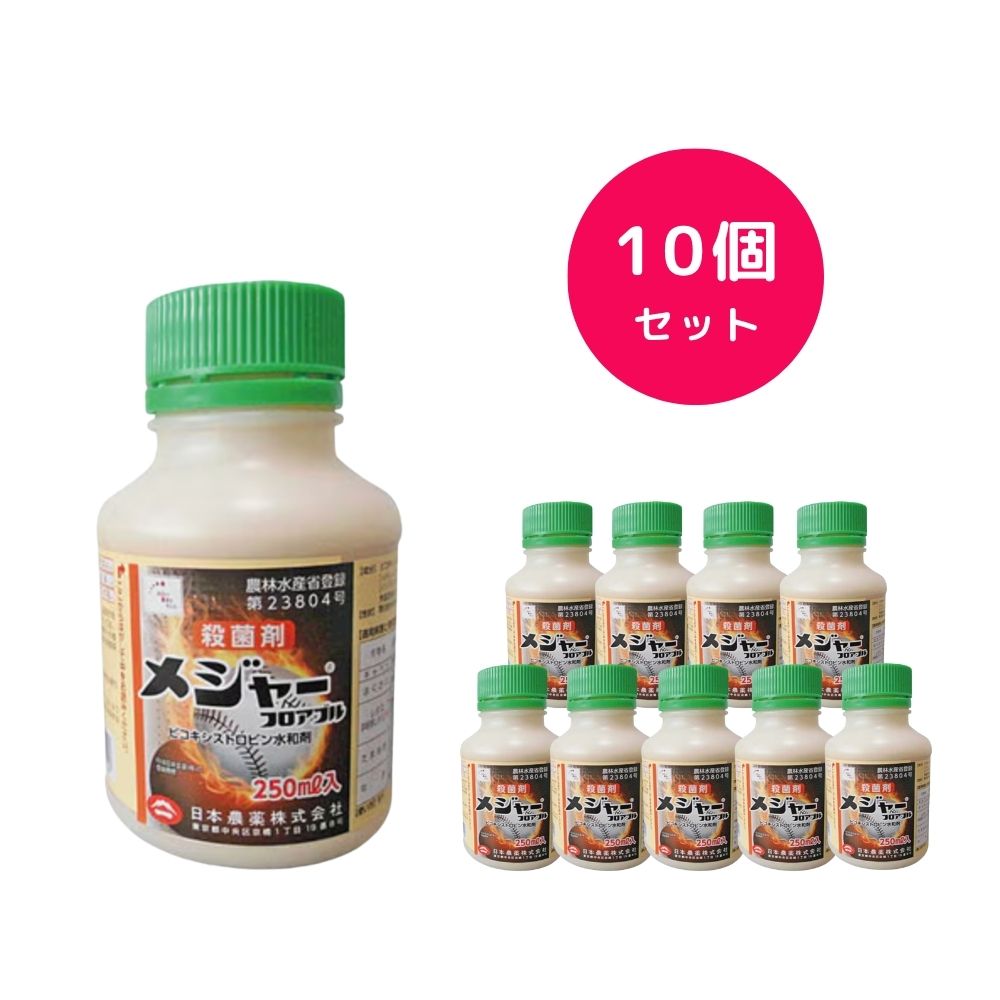 幅広い病害に効果があり ベと病 菌核病 灰色かび病 すそ枯病など多種の病害防除に高い効果を発揮するので 作物がきれいに仕上がります。 適用の病害に対して耐性菌の心配が少なく 収穫前日数も短いため 使いやすい汎用殺菌剤です。 登録作物 キャベツ はくさい たまねぎ ねぎ レタス 非結球レタス きく 登録病害 さび病 すそ枯病 べと病 灰色かび病 灰色腐敗病 株腐病 菌核病 黒斑病 小菌核病 白さび病 白斑病 葉枯病 ※月曜日は発送業務が行われません。月曜日が祝日の場合、火曜日の発送業務が行われません。 ※ストアの納期情報は適切な表記がおこなれない可能性がございますので、こちらを優先していただけますと幸いです。 ※北海道、沖縄、離島は発送不可になります。 ※パッケージは変更になる場合があります。 ※適応に関する記載は最新ではない可能性があります。 　最新情報はメーカー情報をご確認ください。 こちらの商品もあわせて選ばれていますメジャーフロアブル 250ml べと病 白斑葉枯病 黒斑病 ...トップジンM水和剤 250g 殺菌剤 赤かび病 うどんこ病 ...4,680円14,960円ジマンダイセン水和剤 250g 殺菌剤 総合防除 玉ねぎ バ...シンダイン 500ml 展着剤 稲 麦 キャベツ ねぎ 野菜...920円930円関連商品【10個セット】ラリー乳剤 100ml 殺菌剤 うどんこ病 つる枯病 ...【10個セット】ダコレート水和剤 500g 殺菌剤 灰星病 黒星病 せ...35,280円38,600円【10個セット】 スコア顆粒水和剤 250g 殺菌剤 ミツバチ アスパ...【10個セット】 アプロード水和剤 500g コナジラミ カイガラムシ...39,060円32,170円【10個セット】 ダニトロンフロアブル 500ml ハダニ 殺虫剤 き...【10個セット】 モベントフロアブル 250ml 殺虫剤 殺ダニ剤 ア...45,500円40,040円【10個セット】 パルミノフロアブル 250ml 殺菌剤 うどんこ病の...【10個セット】ホライズンドライフロアブル 200g 殺菌剤 赤かび病...42,190円36,340円【10個セット】フォリオゴールド 500ml 殺菌剤 べと病 疫病 白...【10個セット】 アクセルフロアブル 500ml チョウ キスジノミハ...36,530円53,450円