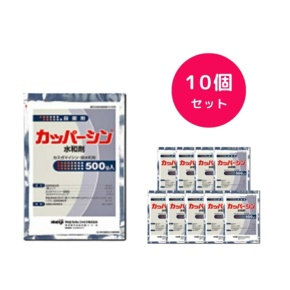 【10個セット】 カッパーシン水和剤 500g 殺菌剤 黒星病 うどんこ病 かいよう病