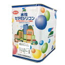 水性弾性セラミシリコン半艶 16kg 淡彩色 白 外壁塗料 エスケー SK