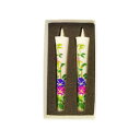 絵ろうそく 3号(手描き)2本入(1~12月) 5箱セット 有限会社松本商店 5箱セット 有限会社松本商店
