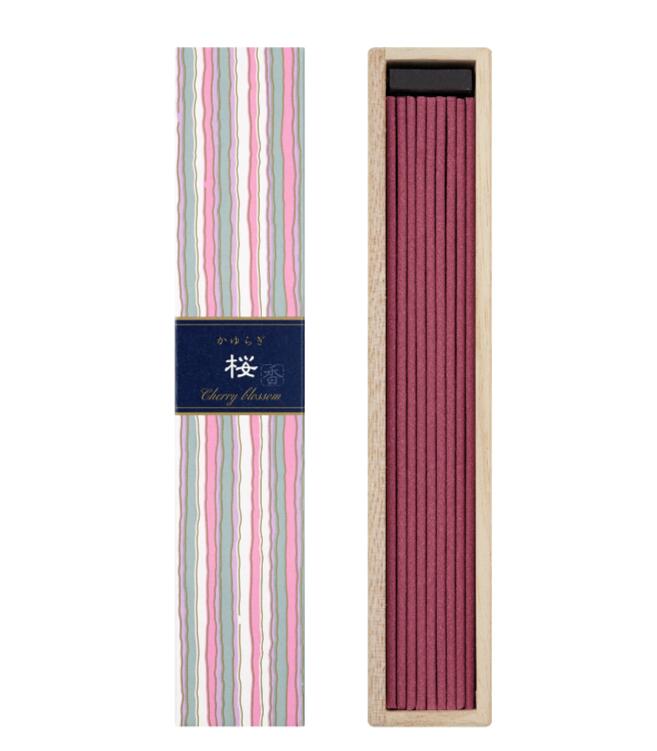 Rakuten - 【6箱セット 】かゆらぎ 桜 スティック 40本入 香立付 日本香堂 #38458 業務用 まとめ買い 大容量