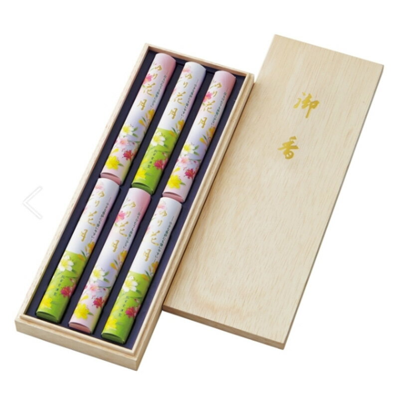 incense Sticks - 御香 ゆり 花月8入 カメヤマローソク IK727-08-08
