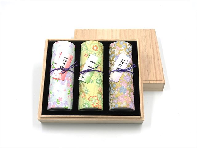 【3箱セット 】花くらべ 桜・一葉・紅梅 桐箱入り 玉初堂 15-7 線香 詰め合わせ 進物 ギフト お盆 初盆..