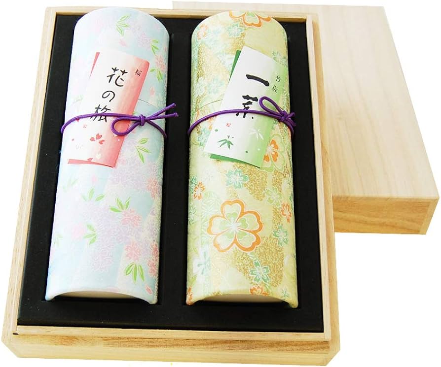 Rakuten - 【3箱セット 】花くらべ 桜・一葉 桐箱入り 玉初堂 15-4 線香 詰め合わせ 進物 ギフト お盆 初盆 喪中