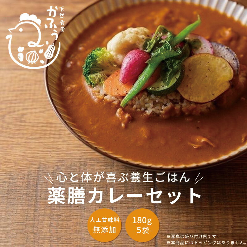 「天然食堂かふぅ」 薬膳カレー 5点セット