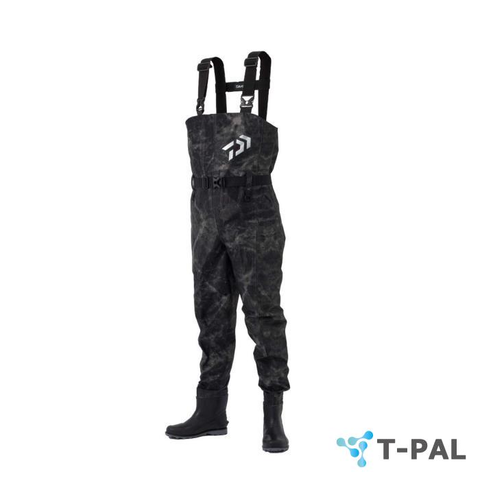 DAIWA(ダイワ) フィッシングウェーダー タイトフィットフィッシングウェーダー(先丸)(ラジアルソール) クラックブラック L FW-4300R-T