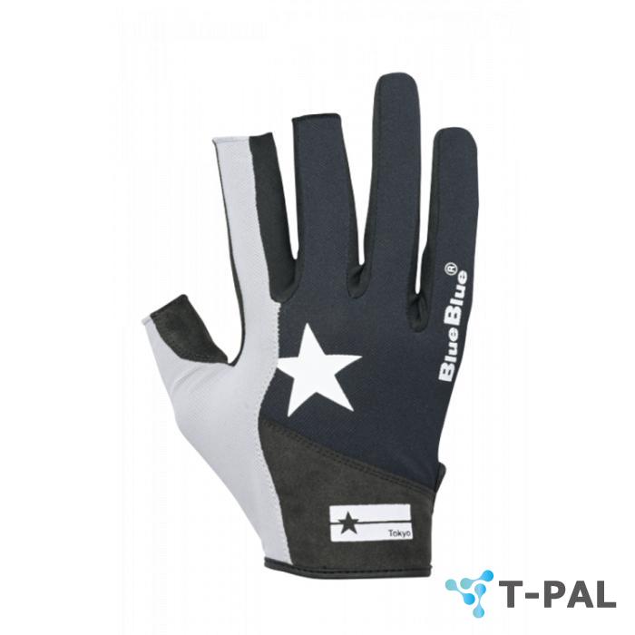 BlueBlue(ブルーブルー) ハイグリップパワーグローブ 3本カット BlueBlue ブラック XSサイズ