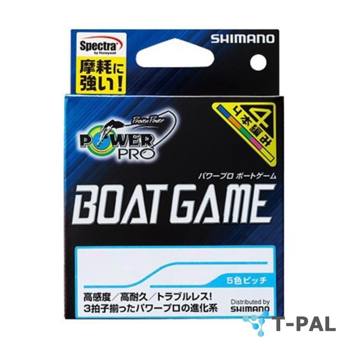 シマノ(SHIMANO) PEライン パワープロ ボートゲーム 300m 5.0号 マルチカラー PP-F72N