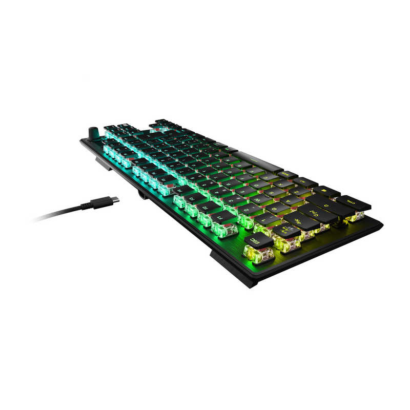 ROCCAT ゲーミングキーボード VULCAN TKL Pro 日本語配列 テンキーレス ブラック [有線 /USB] ROC-12-577