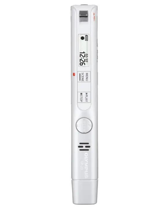 オリンパス OLYMPUS ICレコーダー 8GB 録音シーンセレクト/擦れ音フィルター/USBダイレクト接続/セルフタイマー機能 ホワイト VoiceTrek VP-20 WHT