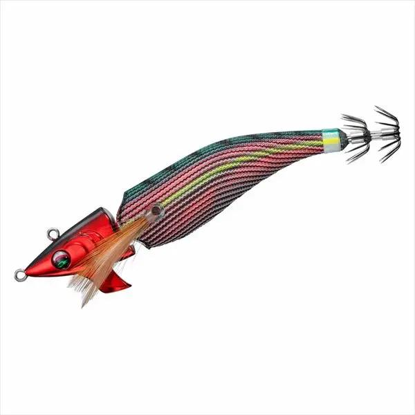 ダイワ(DAIWA) エメラルダス アモラスジョイントTypeS 3.5号　赤-縞アーミーグリーン杉
