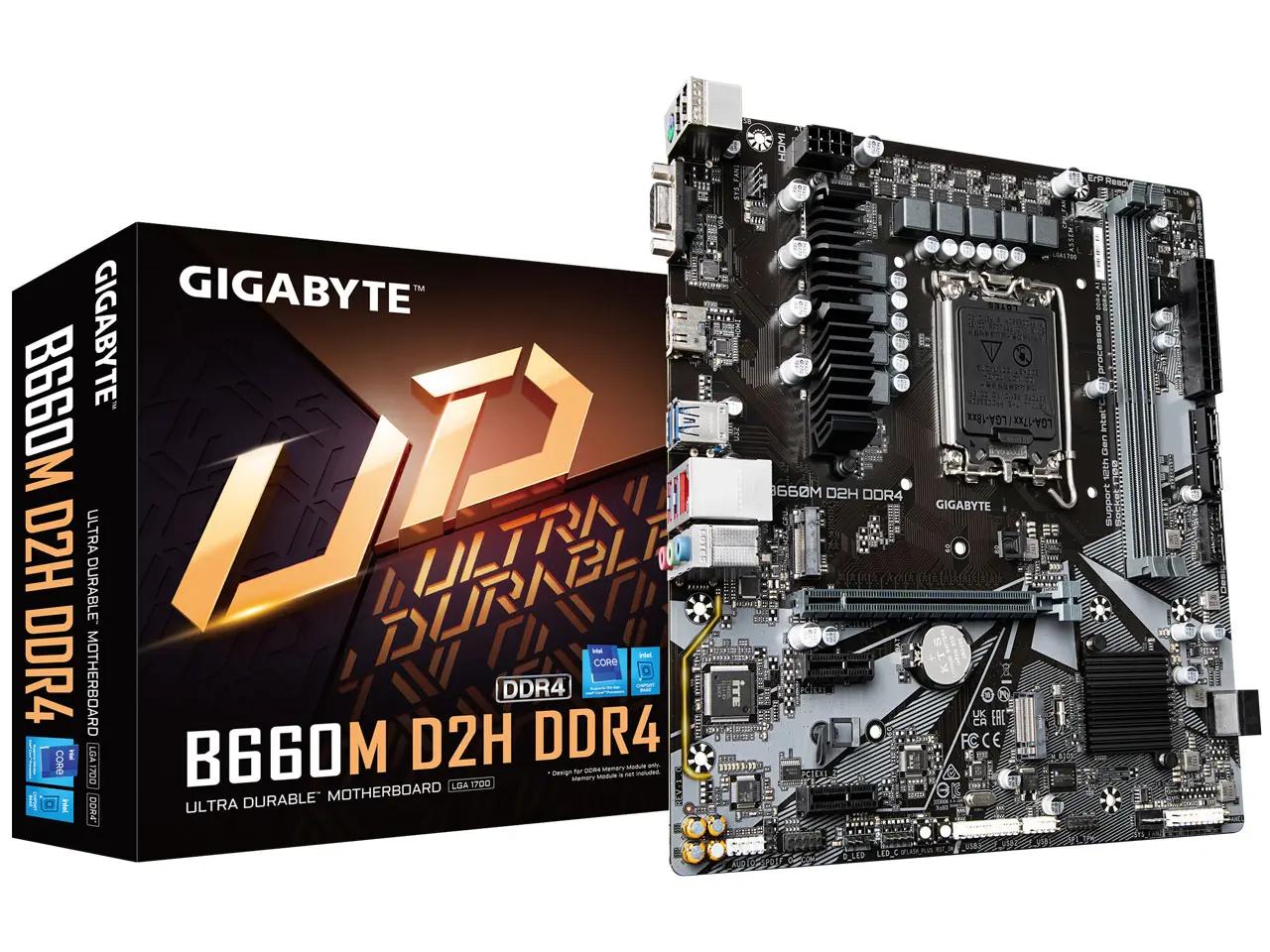 GIGABYTE(ギガバイト)マザーボード B660M D2H DDR4 [MicroATX /LGA1700]Rev.1.0