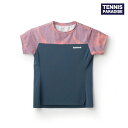 2025SS Admiral アドミラル テニスウェア レディース スリットヘムグラフィックTEE (ATLA502) ネイビー