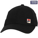 FILA フィラ テニスキャップ ユニセックス キャップ / CAP (EM0090) ブラック・フィラネイビー