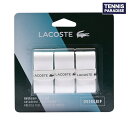 LACOSTE ラコステ テニス グリップテープ オーバーグリップ ラコステグリップテープ3PK / Lacoste Grip Tape (3本入) (52LACOVE21) ホワイト
