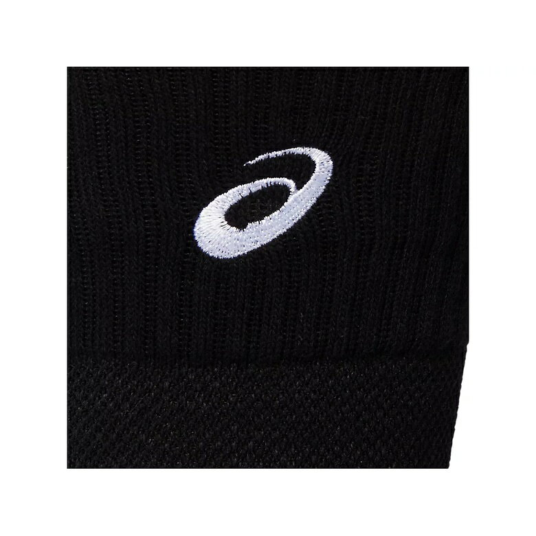 テニスパラダイス 楽天市場店のasics アシックス テニスソックス ユニセックス コートFFクルーソックス / COURT FF CREW SOCKS (3043A089-001) パフォーマンスブラック｜アングル3
