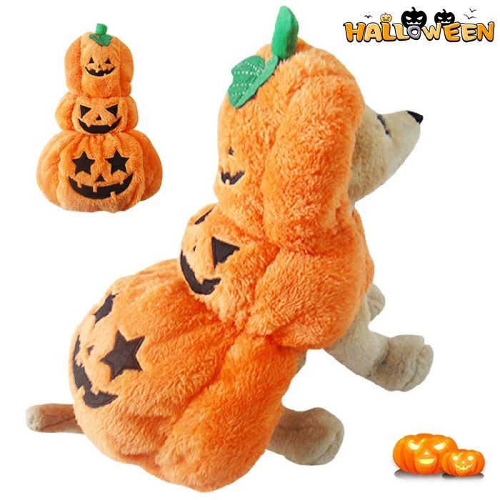 ハロウィン ペット服 猫服 犬服 かぼちゃ 南瓜 ハロウィン衣装 犬の服 小型犬 ペットウェア クリスマス..