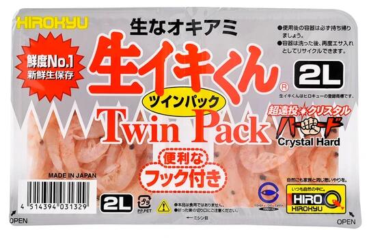 冷凍エサ　ヒロキュー　生イキくん　クリスタルハード（2L）刺し餌　ツケエサ　不凍加工　031229のサムネイル