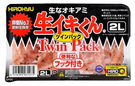 冷凍エサ　ヒロキュー　生イキくん　レギュラー（2L）刺し餌　ツケエサ　不凍加工　031275のサムネイル