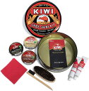 訳あり 缶へこみ パッケージ統一なし 中缶がカラカラなるなど【KIWI】新シューシャインキット SK-35A<セット>
