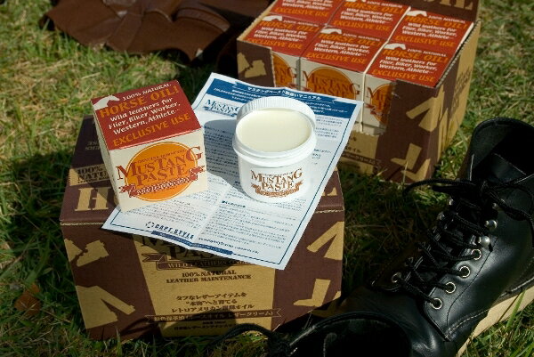 【MUSTANG PASTE マスタング ペースト】最高級 天然100%ホースオイル(レザーケア・シューケア)