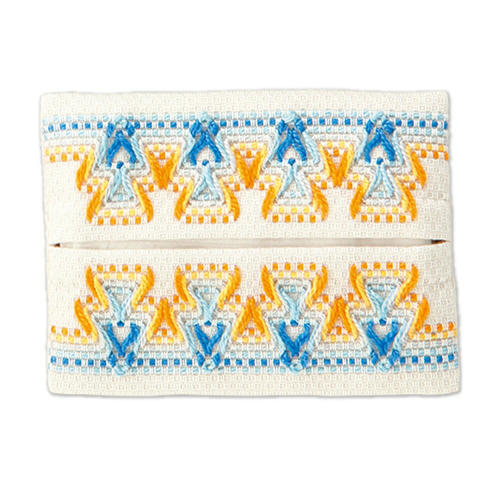 【 送料無料 】 オリムパス スウェーデン刺繍キット ティッシュケース ソーダ SW-20