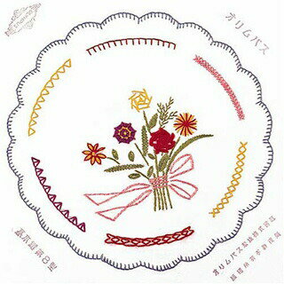 オリムパス 刺繍キット フランス刺繍 基本縫 8型 刺しゅう 刺繍 手芸 ハンドメイド 材料　(取り寄せ品)　(メール便可)