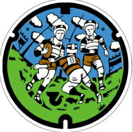 ご当地マンホールマグネットクリップ　大阪府東大阪市のサムネイル