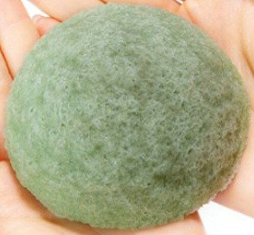 ジューシー　こんにゃくスポンジ　緑茶