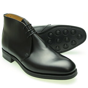 Alfred Sargent アルフレッドサージェント BLACK CHUKKA BOOT チャッカブーツ 20023-106(RYE) BLACK ブラック メンズ ブーツ