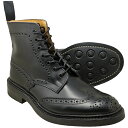 トリッカーズ カントリーブーツ モルトン ストウ ダイナイトソール ブラック Tricker's M2508 MALTON STOW（BLACK BOX CALF) UK規格 ◆MADE IN ENGLAND◆